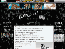 Tablet Screenshot of flem.keenspot.com