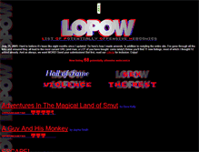 Tablet Screenshot of lopow.keenspot.com